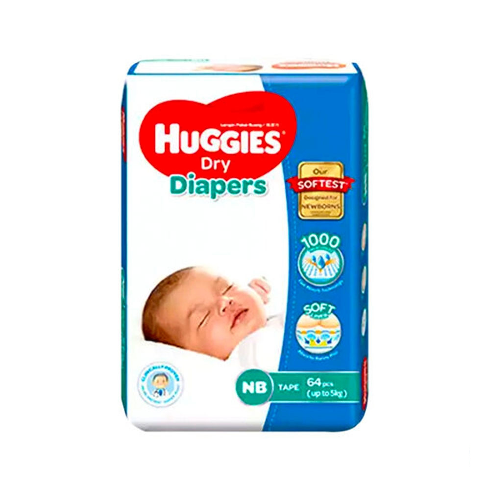 Huggies Dry Baby Diaper NewBorn Belt Up to 5kg