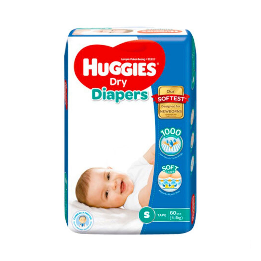 Huggies Dry Baby Diaper Belt S 4-8kg